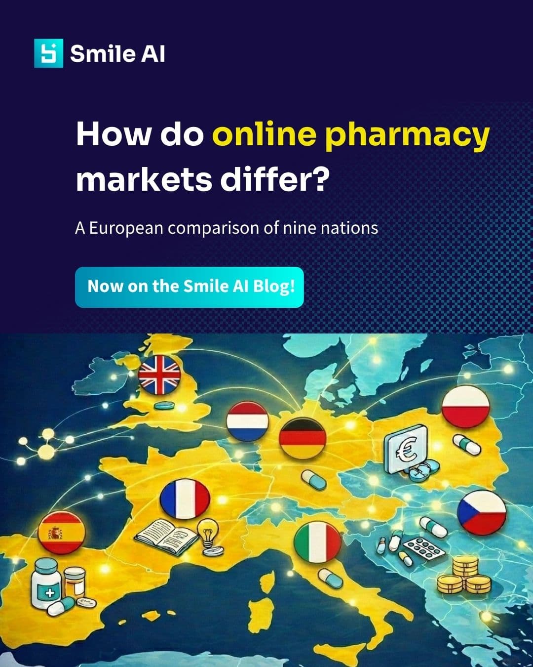 Infographic — European Online Pharmacy Markets Compared